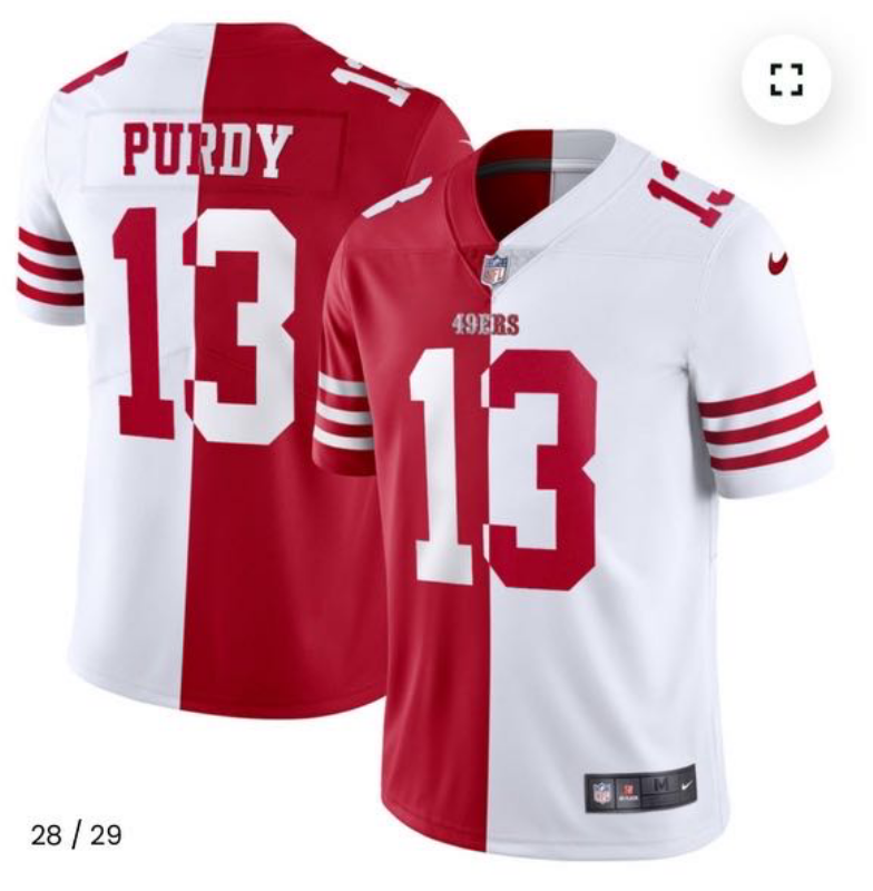 Men San Francisco 49ers #13 Purdy red 2025 Nike Limited NFL Jersey style 55